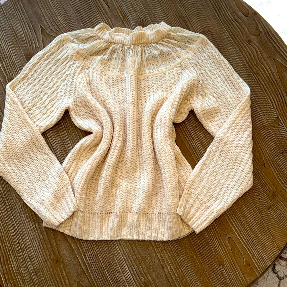 Pretty peach sweater